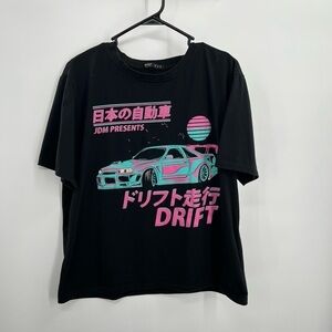 Romwe Drift Short Sleeve T-Shirt Medium